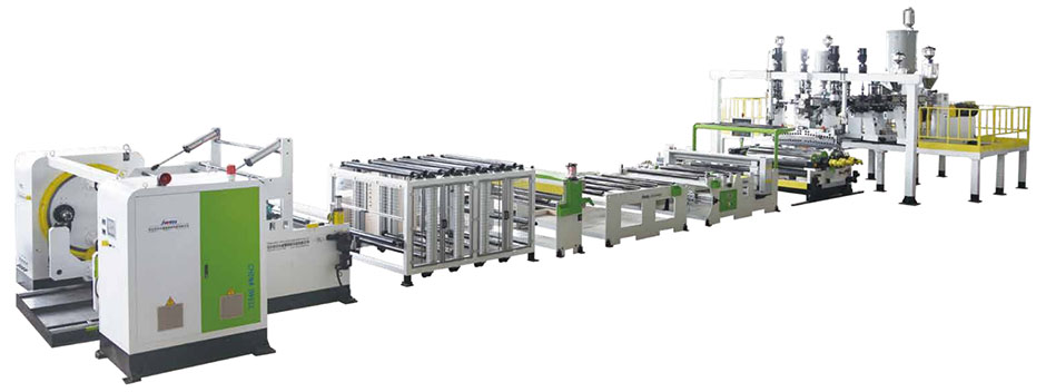 EVOH Multilayer Barrier Sheet Co-extrusion Line1