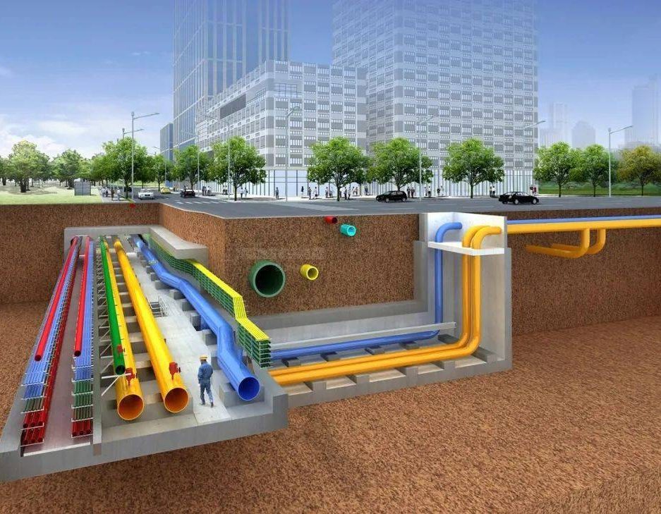 Environmental protection infrastructure: Sponge city infiltration pipes, underground pipe galleries
