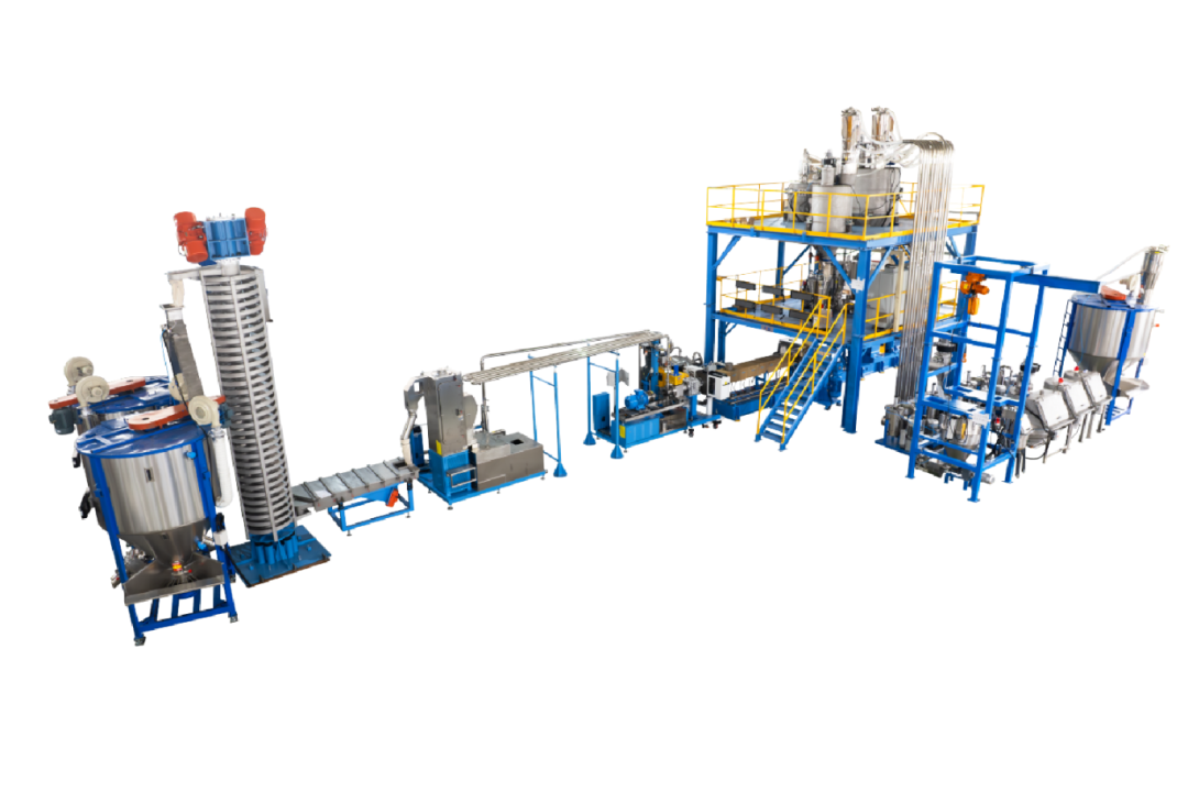 Parameters of a twin-screw extruder