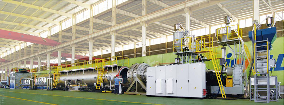 Large Diameter HDPE Pipe Extrusion Line1