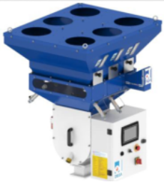 Raw material weighing and blending system