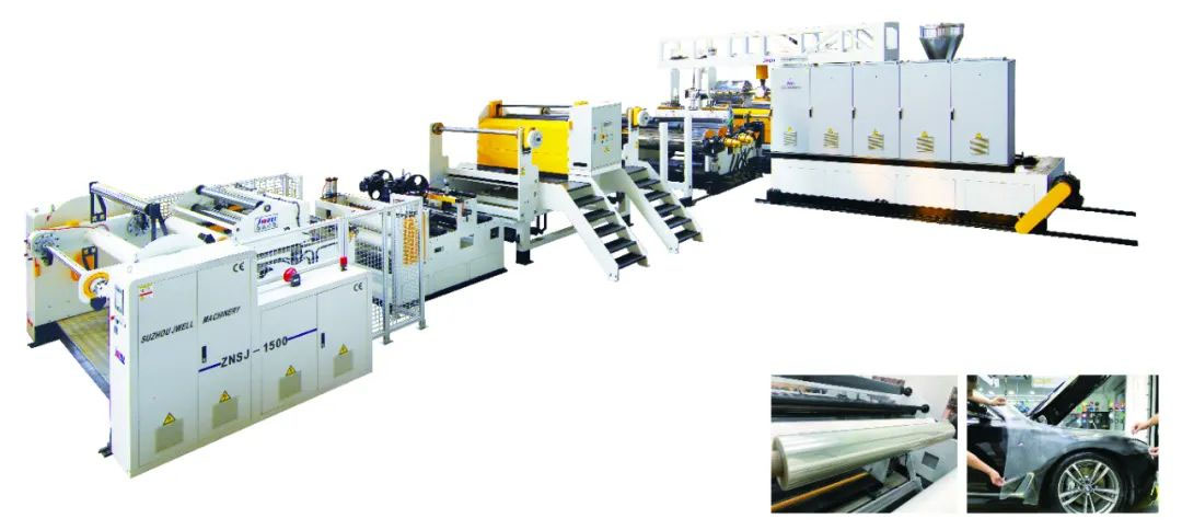 TPU invisible car coating film production line